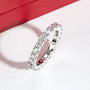 3MM D Color Lab Grown Diamond Eternity Wedding Band