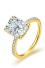 4CT Reddin Cut Moissanite Engagement Ring.