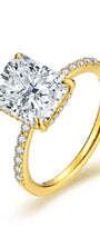 4CT Reddin Cut Moissanite Engagement Ring.