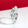 1.5 CTTW VVS2 D Color Lab Grown Diamond Ring