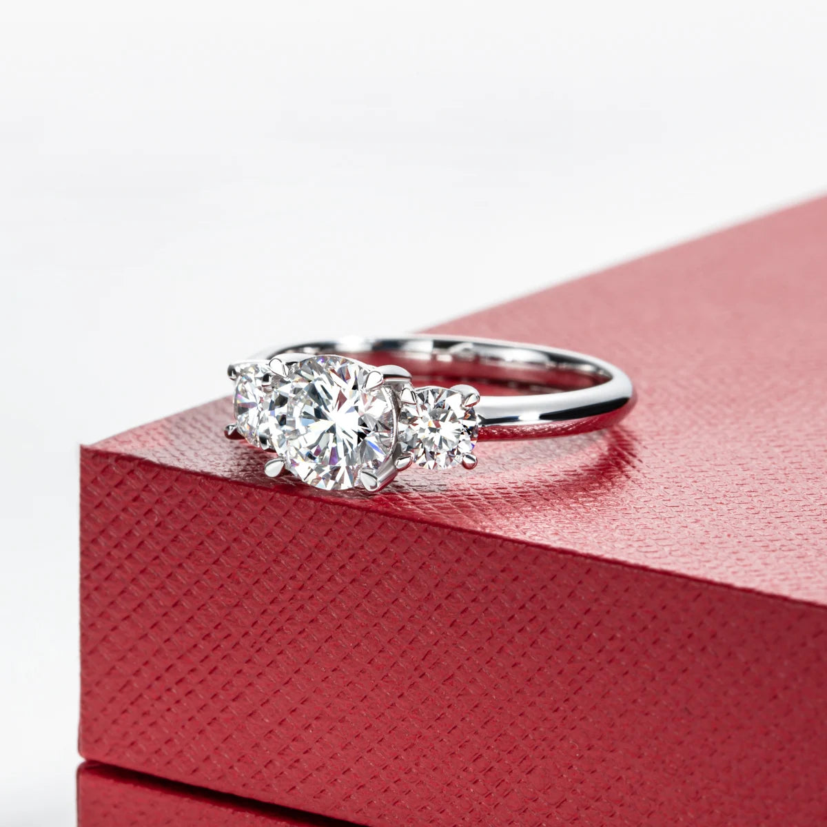 1.5 CTTW VVS2 D Color Lab Grown Diamond Ring