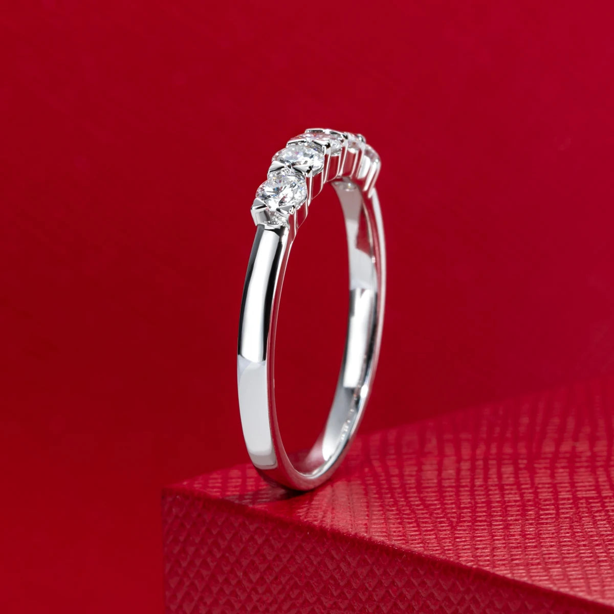 0.5CT VVS2 D Color Lab Grown Diamond Band