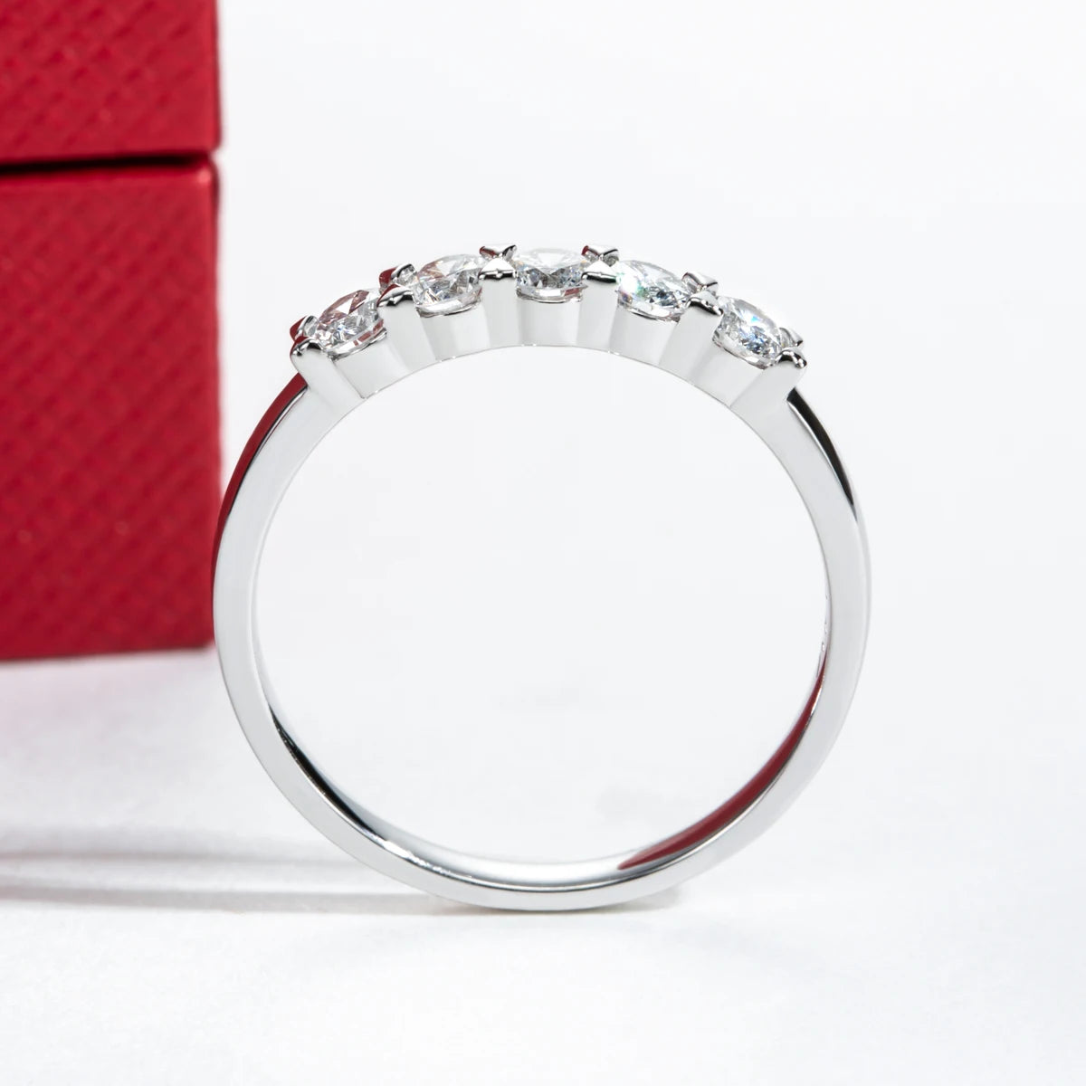 0.5CT VVS2 D Color Lab Grown Diamond Band