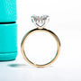 3 CT Moissanite Solid Gold Engagement Ring