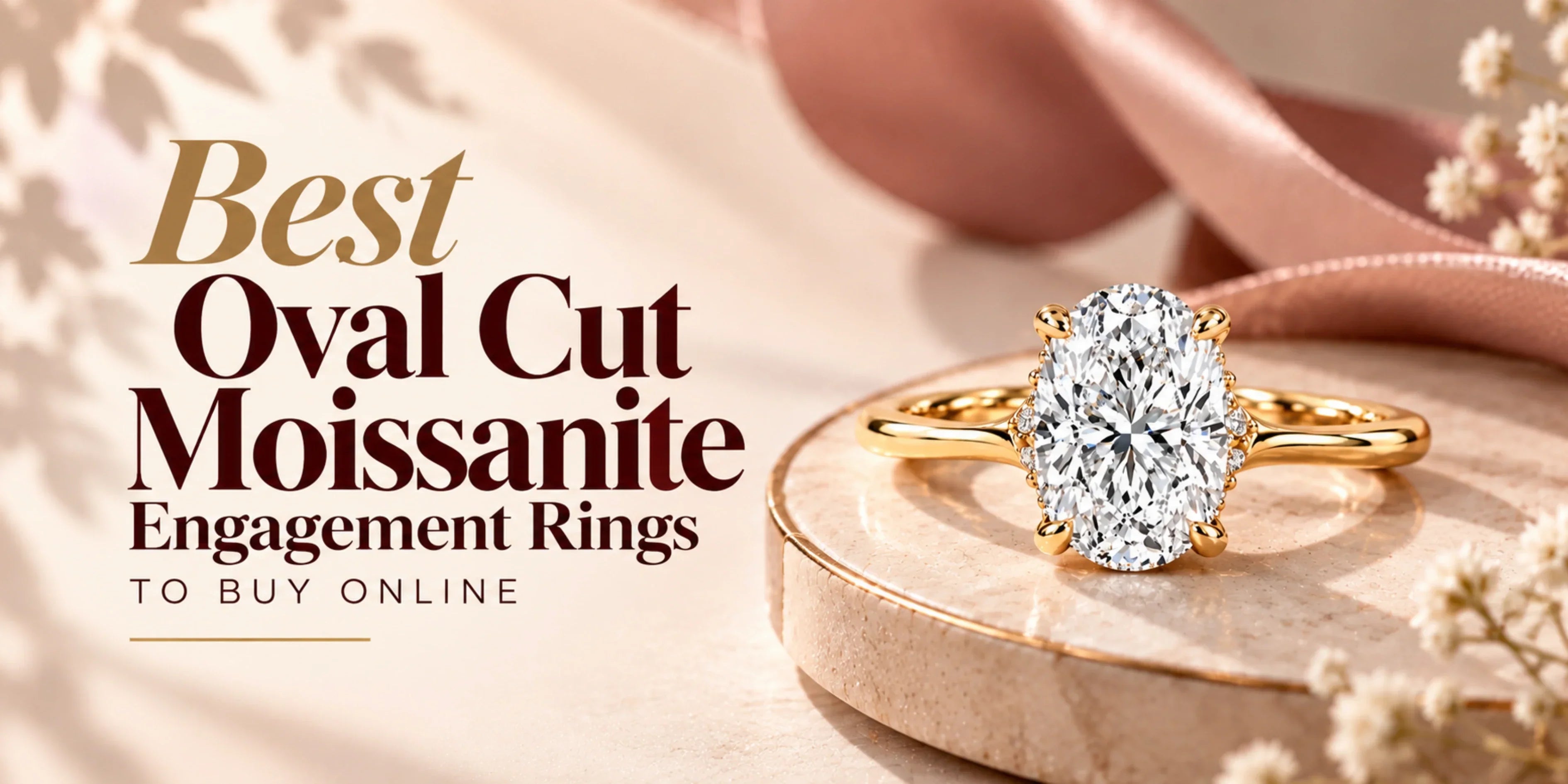 Best Oval Cut Moissanite Engagement Rings to Buy Online