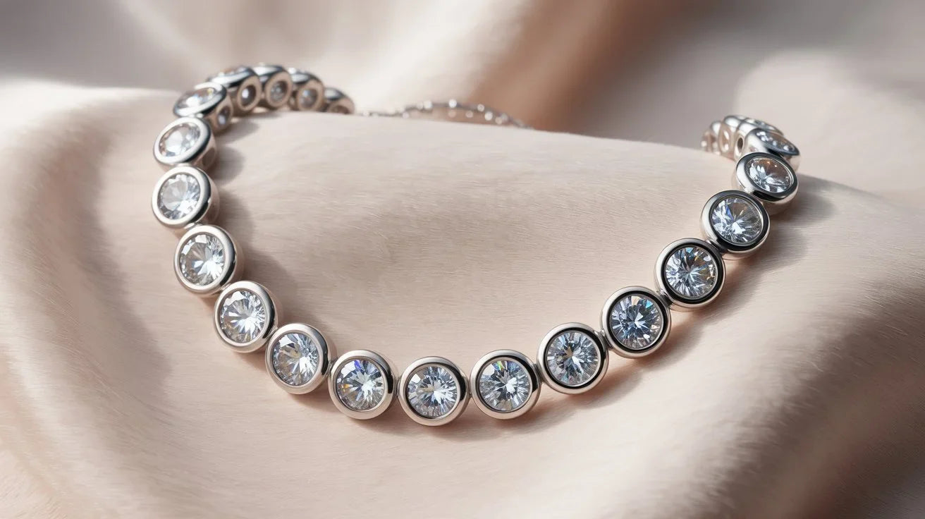 What to Look for in a High-Quality Moissanite Bezel Tennis Necklace