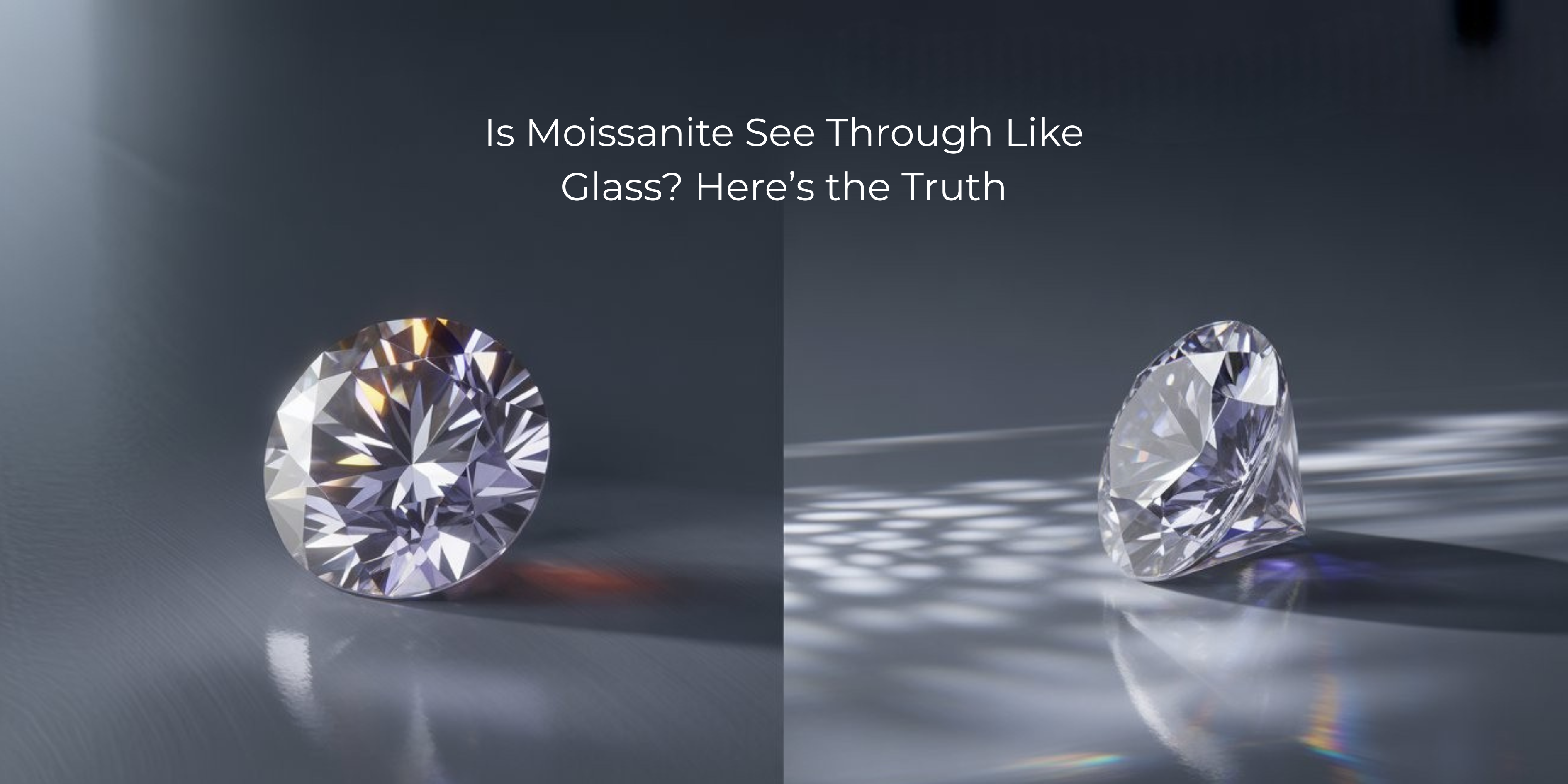 Moissanite See Through Like Glass