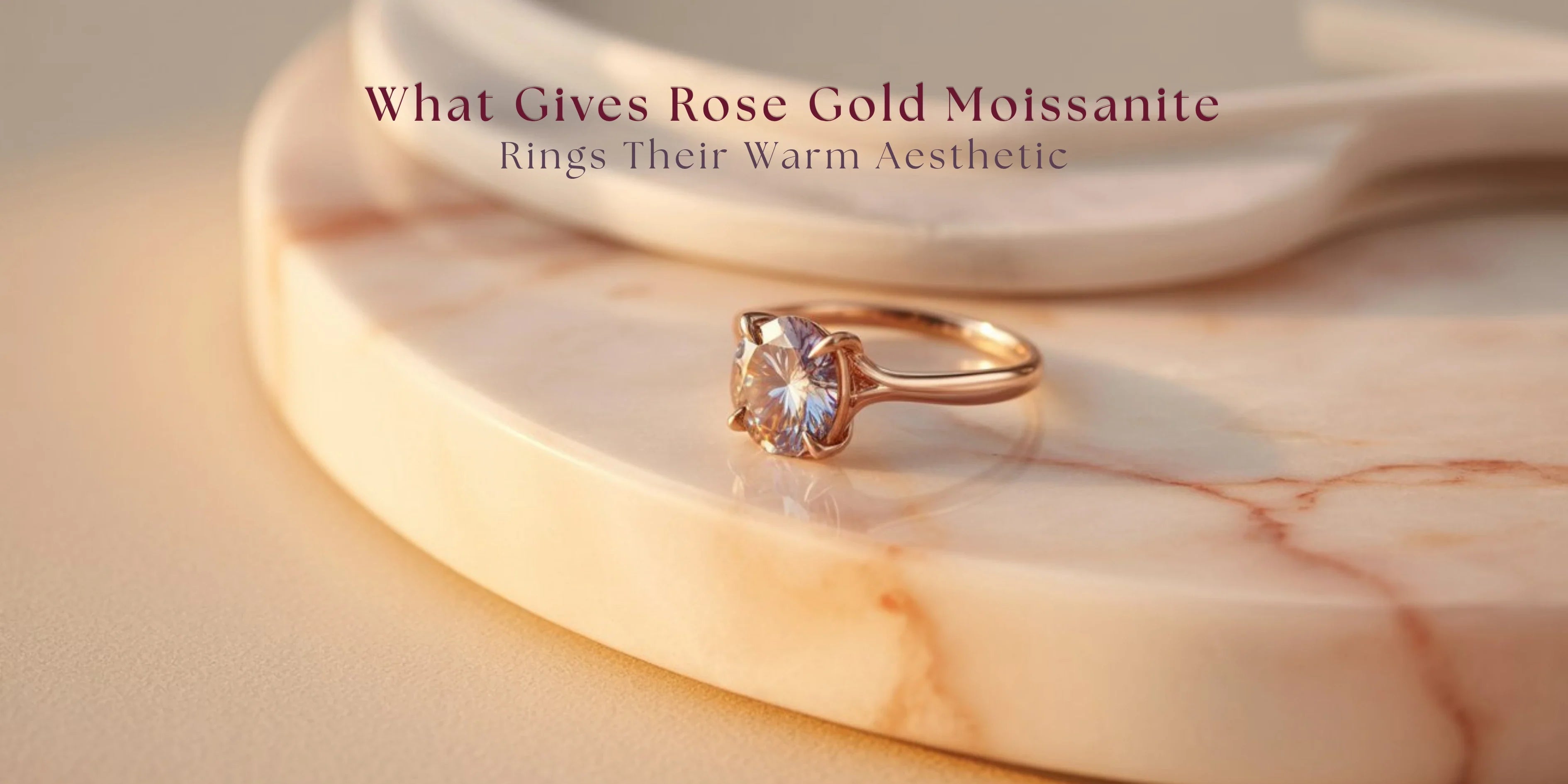 Rose Gold Moissanite Rings