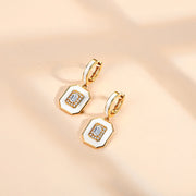 5*3MM Octagon-Cut Moissanite Earrings