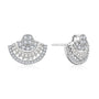 VVS1 D Color Moissanite Sector Earrings | S925.