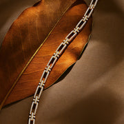 VVS1 Brilliant Cut Moissanite Bracelet | 925 Sterling Silver.