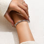 VVS1 Brilliant Cut Moissanite Bracelet | 925 Sterling Silver.