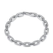 VVS 1 D-Color 1.8mm Brilliant Cut Luxe Moissanite Bracelet