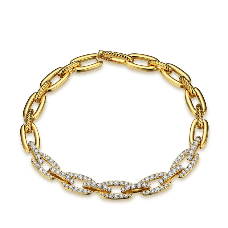 VVS 1 D-Color 1.8mm Brilliant Cut Luxe Moissanite Bracelet