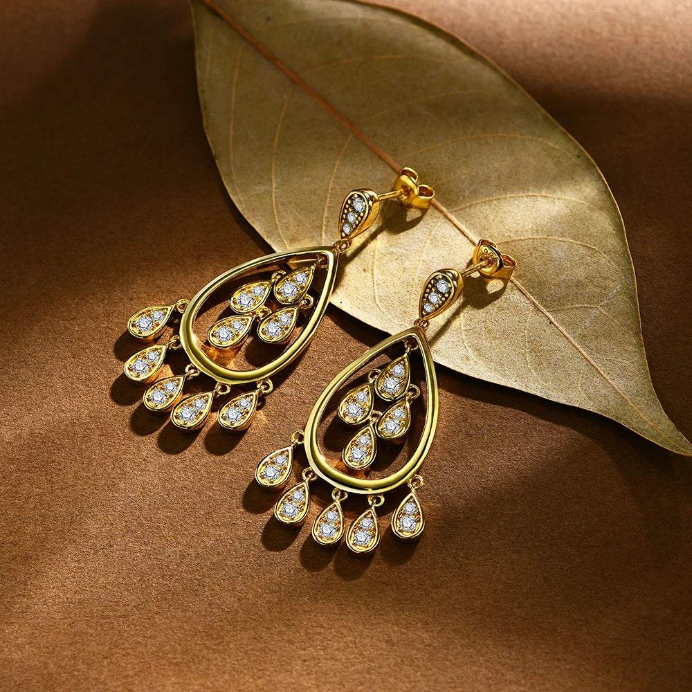 2.3MM Pear-Cut Moissanite Stud Earrings | S925.