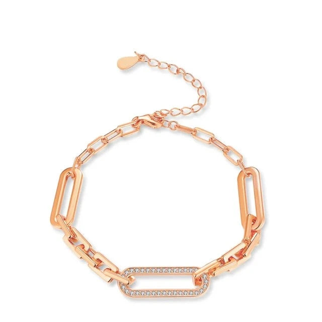 VVS1 D Color 0.3CT Brilliant Cut Moissanite Bracelet | S925