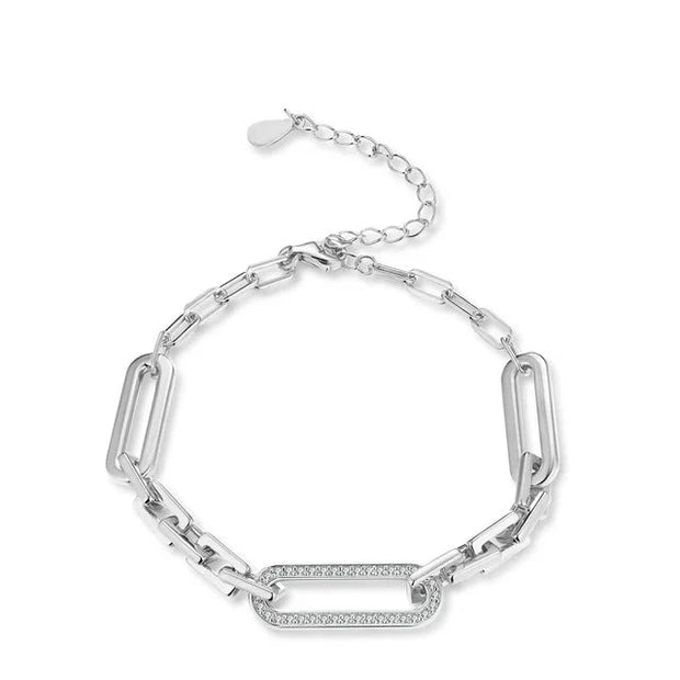 VVS1 D Color 0.3CT Brilliant Cut Moissanite Bracelet | S925