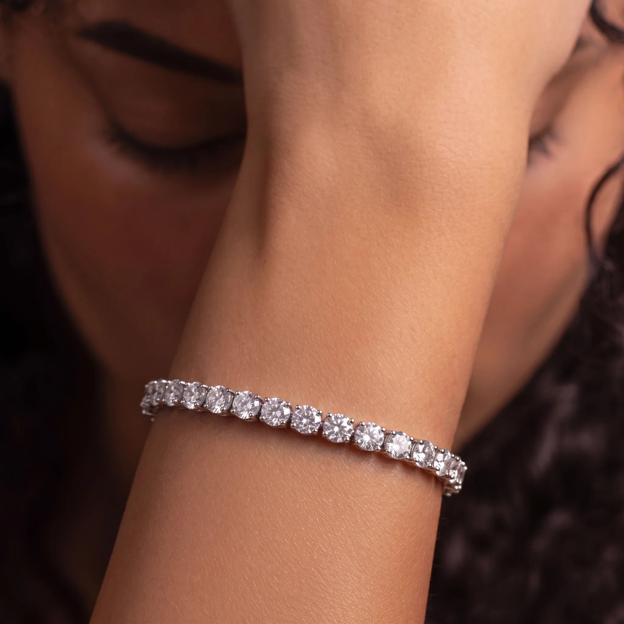 VVS1 D Color Moissanite Tennis Bracelet