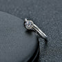 VVS 1 0.34CT Moissanite Ring | 925 Sterling Silver.