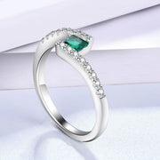 VVS1 D Color 1 Carat Lab Grown Promise Ring.