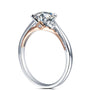 18K Rose Gold Plated Moissanite Promise Ring |S925.
