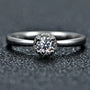 VVS 1 0.34CT Moissanite Ring | 925 Sterling Silver.