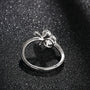 VVS1 D Color Brilliant Cut Moissanite Promise Ring.