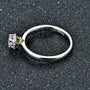 VVS 1 0.34CT Moissanite Ring | 925 Sterling Silver.