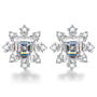 VVS1 D Color Multi-stone Moissanite Ear Studs | S925.