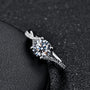 1 CT Classic Style D Color Moissanite Ring.