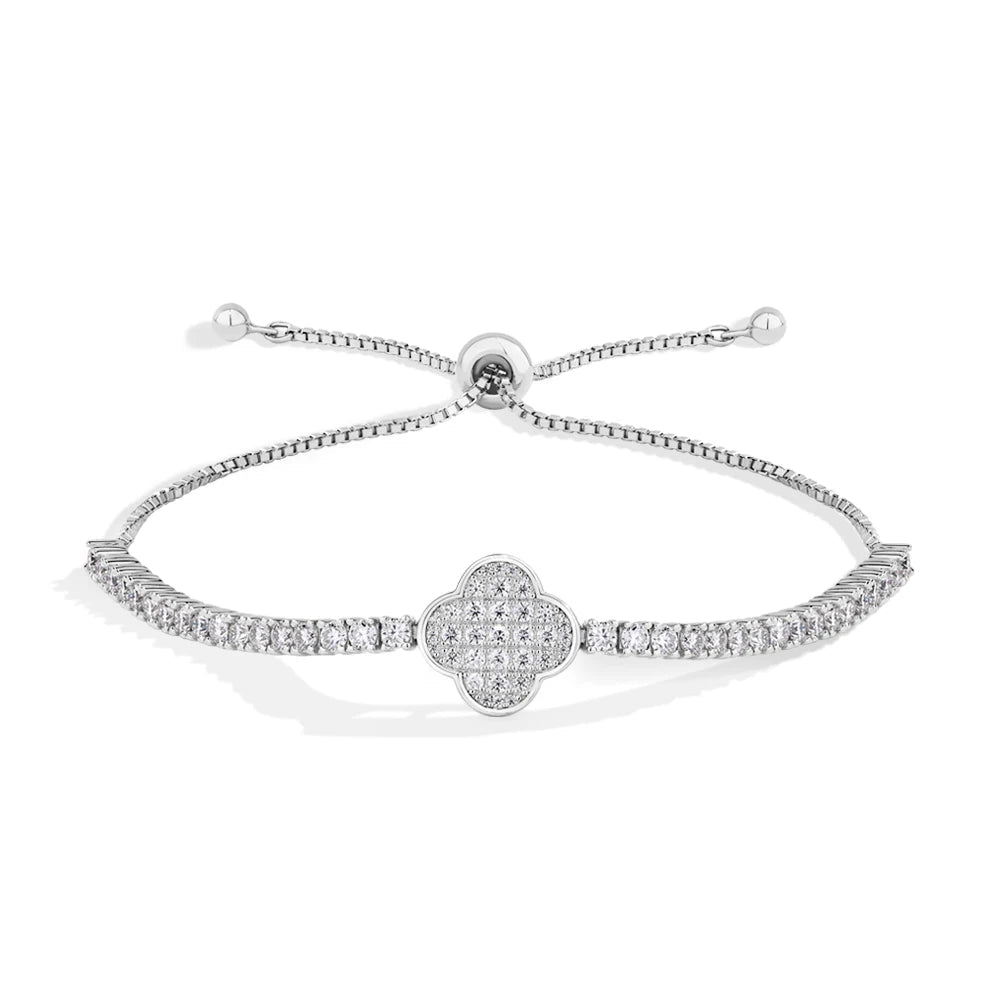 VVS1 Oval, Round & Pear Cut Moissanite Bracelet