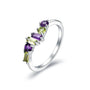 VVS 1 Natural Amethyst Peridot Ring | S925.