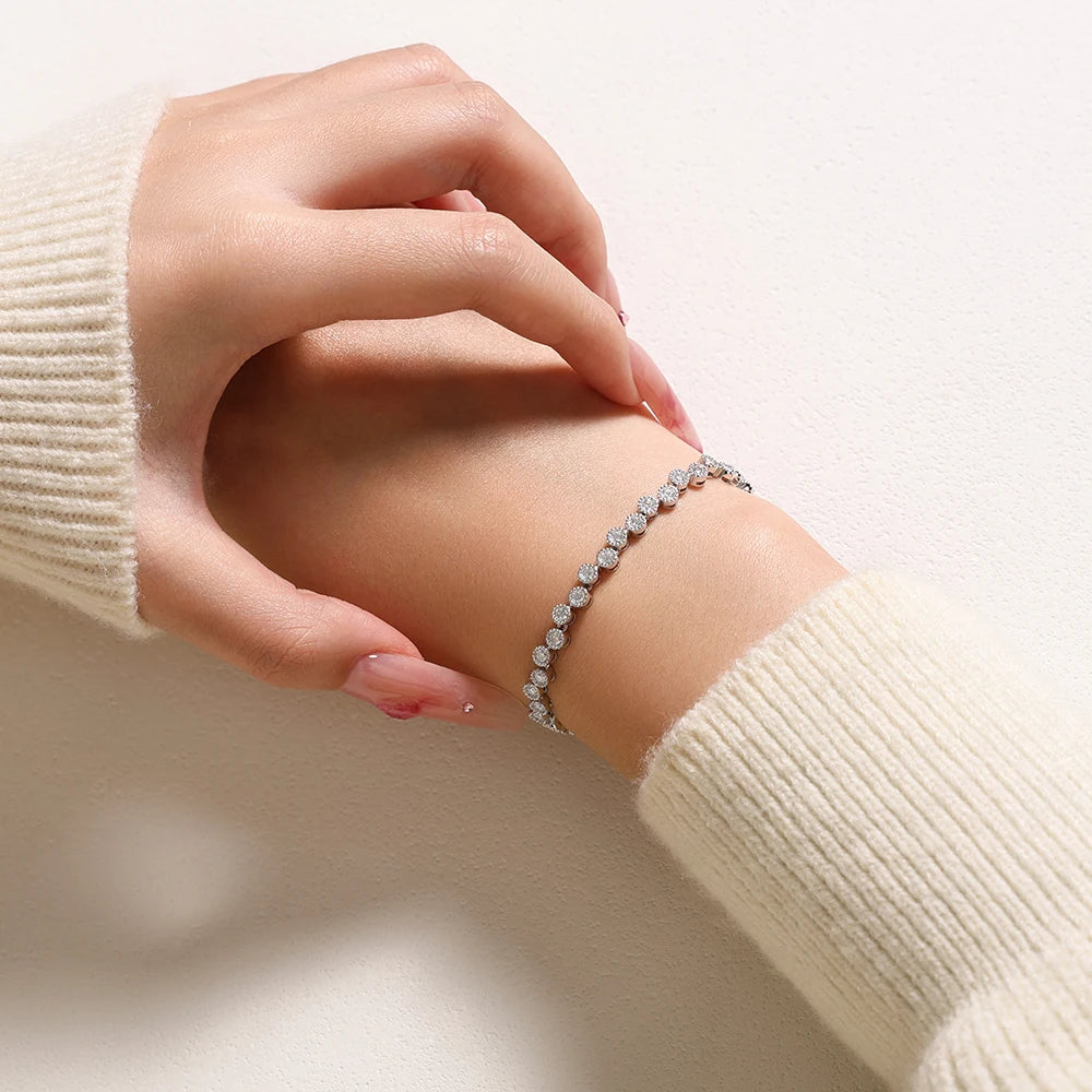VVS1 Classic Moissanite Tennis Bracelet