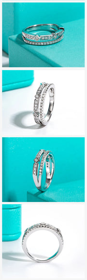 GK Moissanites D Color Moissanite Wedding Bands