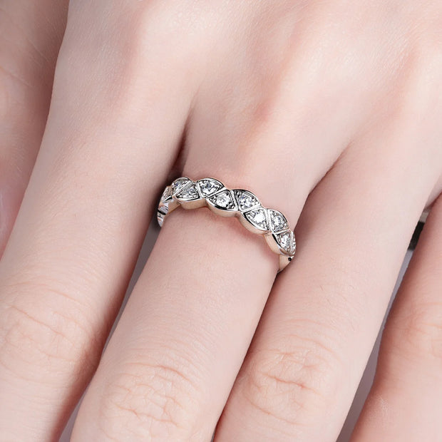 GK Moissanites Moissanite Wedding Band