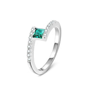 VVS1 D Color 1 Carat Lab Grown Promise Ring.