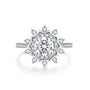 1 CT VVS1 D Color Moissanite Promise Ring.