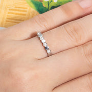 GK Moissanites 1.5mm D Color Moissanite Ring