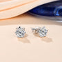 VVS1 3.0 Carat Moissanite Stud Earrings | S925.