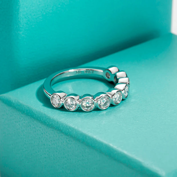 GK Moissanites 3mm Moissanite Wedding Bands
