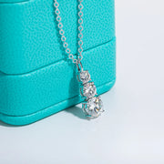 1.8cttw D Color Moissanite Pendant Necklace.