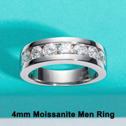 GK Moissanites D Color Moissanite Couple Rings