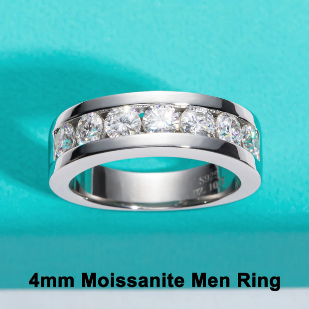 GK Moissanites D Color Moissanite Couple Rings