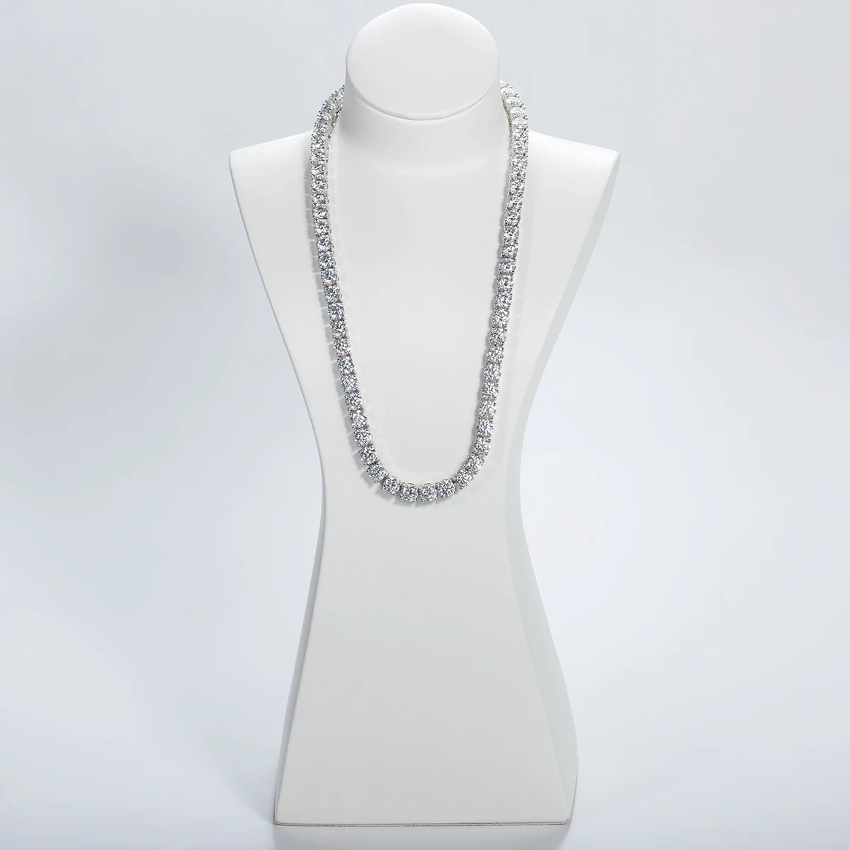6.5 MM Moissanite Tennis Necklace – 66CTTW
