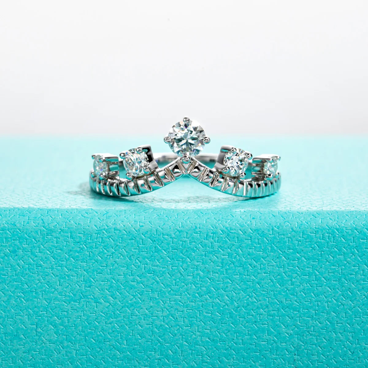 VVS1 4MM Moissanite Wedding Bands Ring