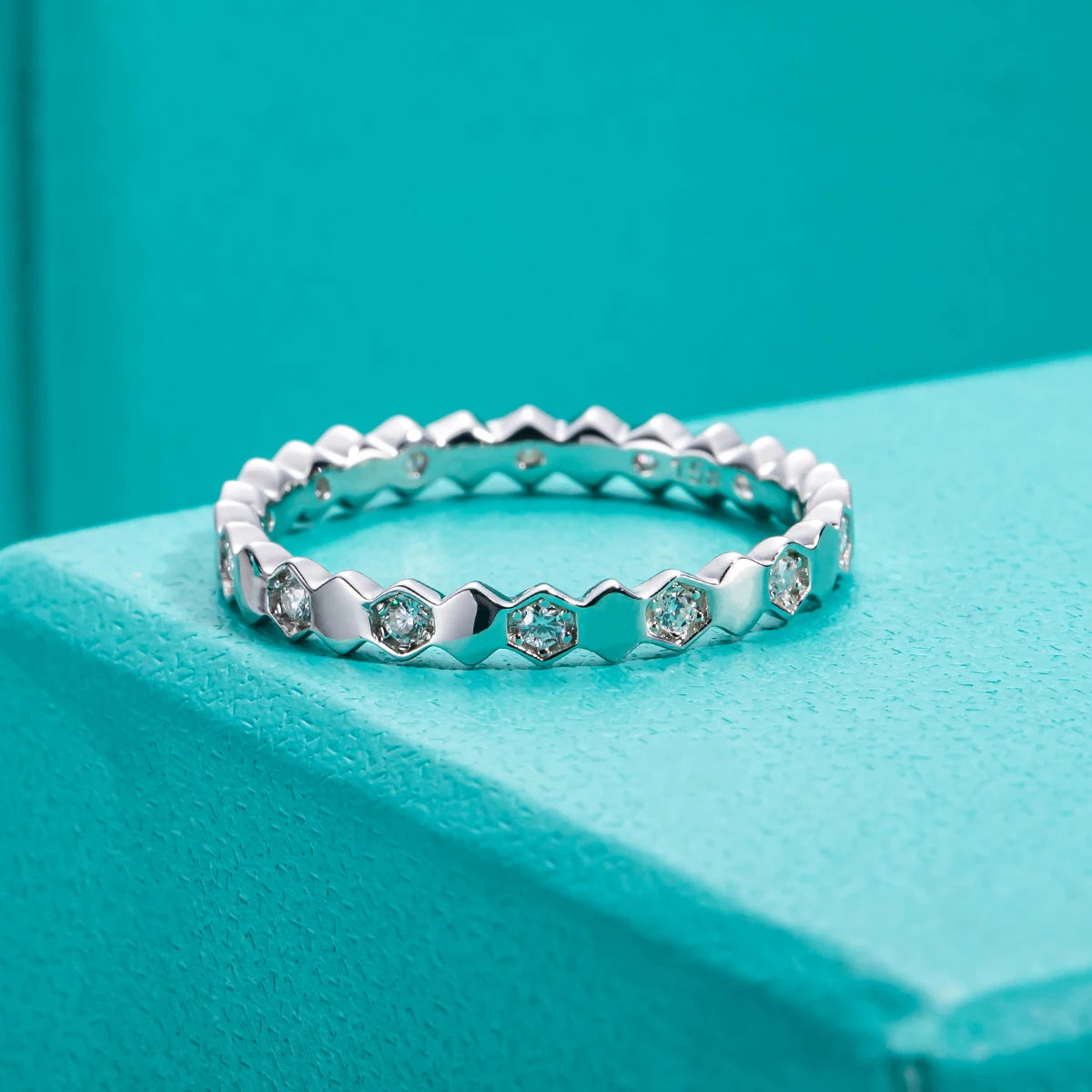 VVS1 1.5 MM D Color Moissanite Band