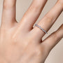 VVS 1 D Color Wedding Stackble Rings.