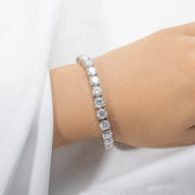 6.5mm Moissanite Diamond Tennis Bracelet for Men.