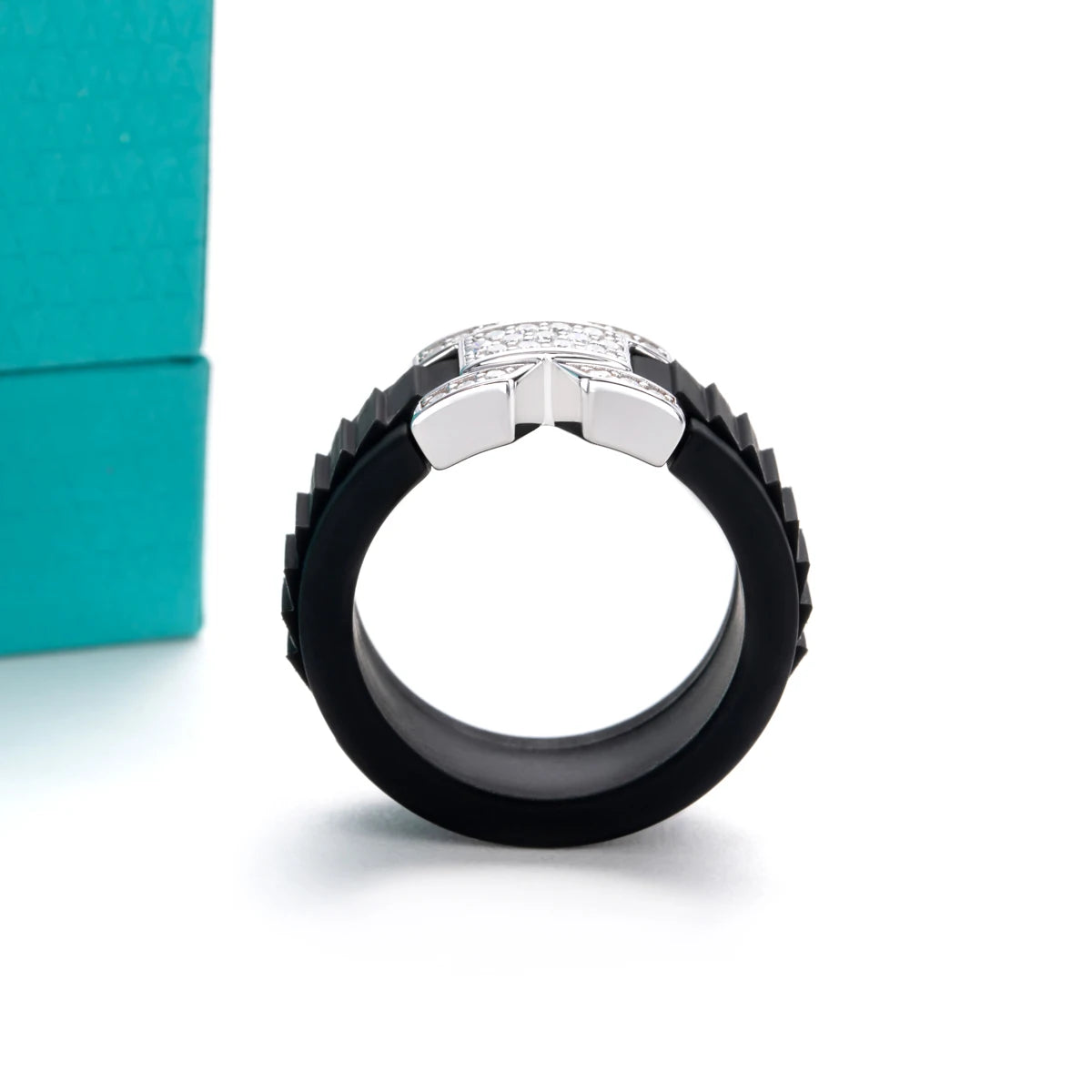 Moissanite Silicone Engagement Ring