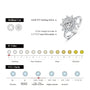 1 CT VVS1 D Color Moissanite Promise Ring.